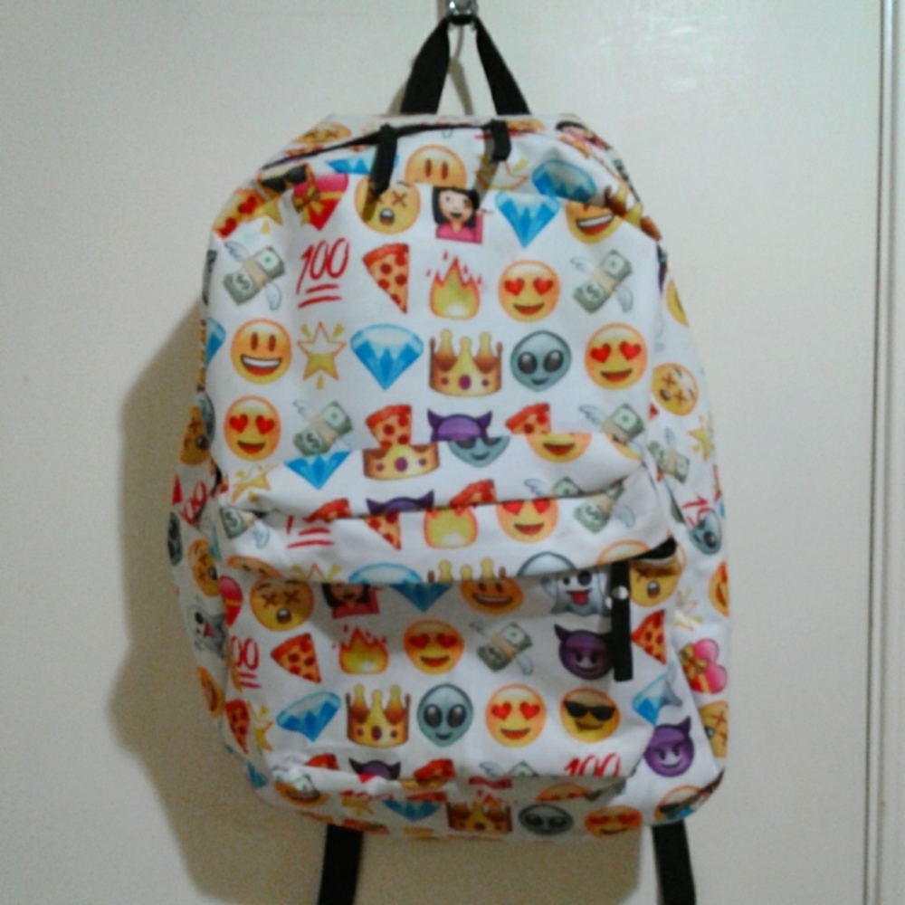 🌺 NEW Standard Size Emoji Backpack